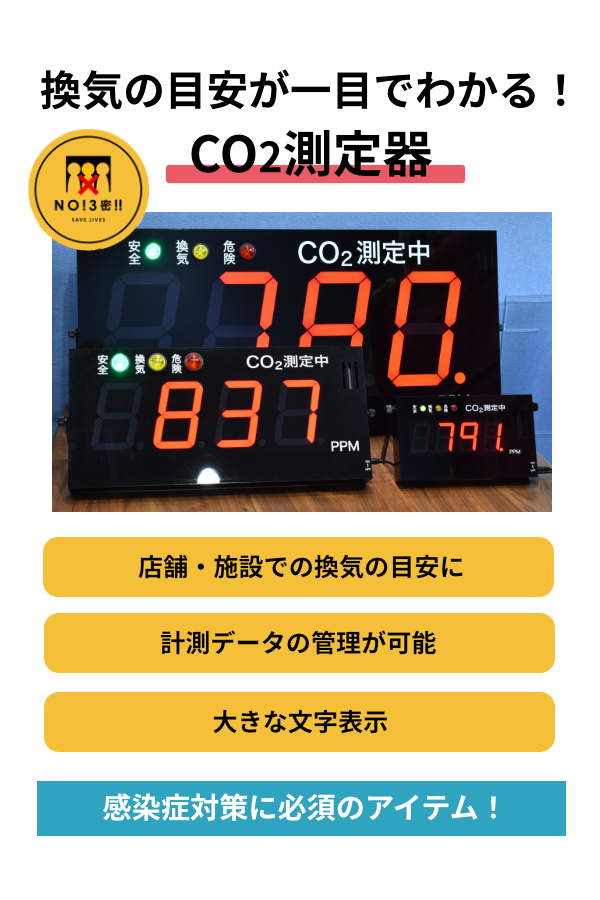 CO2測定器　二酸化炭素測定器
